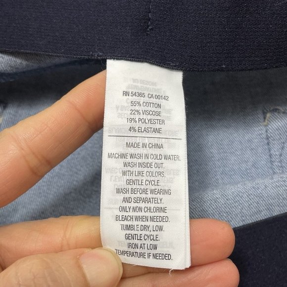 Luxe Women Skinny Jeans Crop Pantacourt Size 2X 20/22 Elastic 4 Way Stretch Blue - Picture 10 of 10